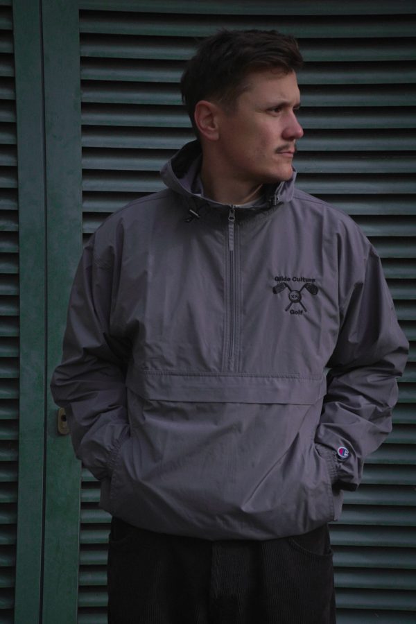 Glide Culture Golf Bestickte, verstaubare Champion-Jacke