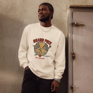 "Glide Culture Grand Prix" Schweres Unisex Premium-Langarmshirt