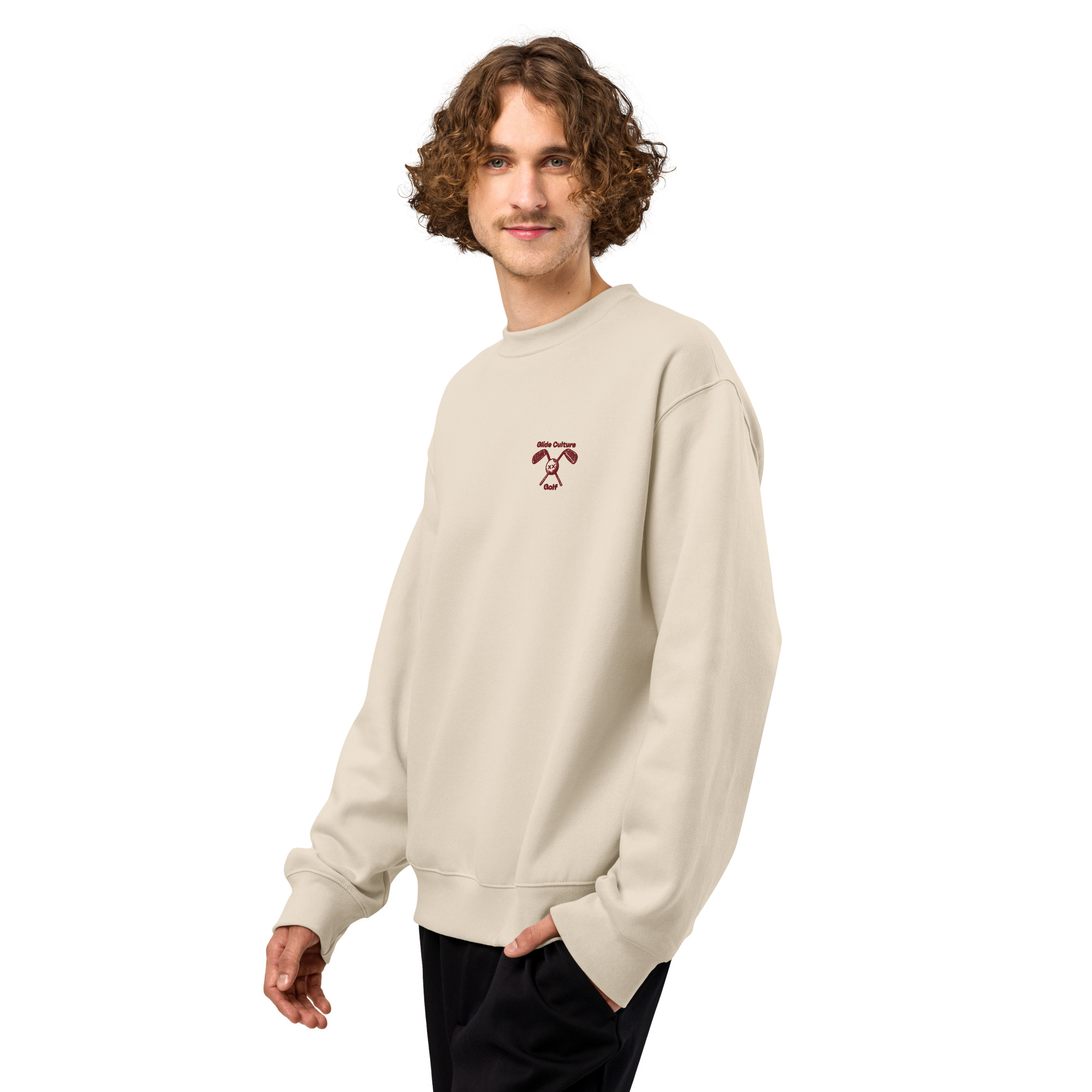 Glide Culture Golf Club Schwerer Oversized Pullover – Bild 3