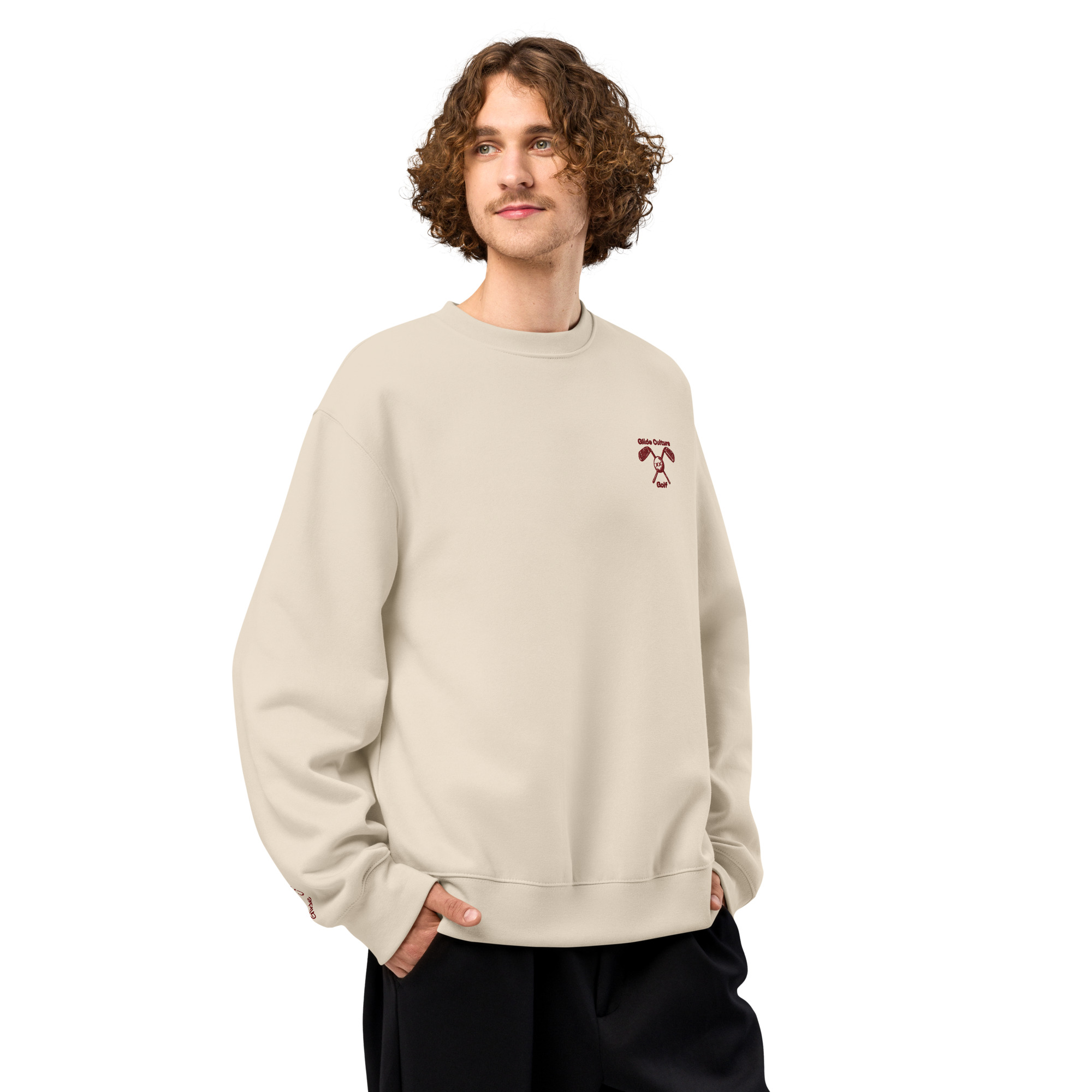 Glide Culture Golf Club Schwerer Oversized Pullover – Bild 2